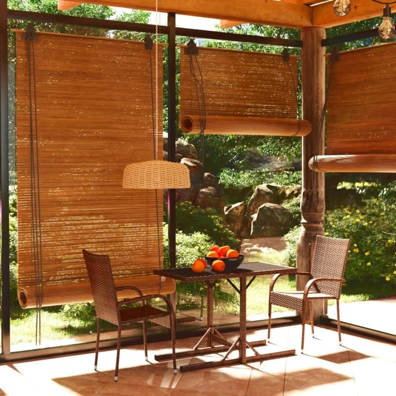 Image of VIDAXL 3 Piece Garden Dining Set Brown Vidaxl 8720286379783