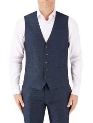 image of Skopes Santini Standard Waistcoat, Navy, Size 38, Men