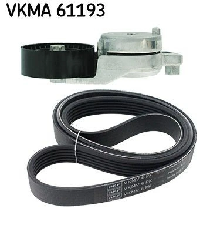 Image of SKF V-Ribbed Belt Set SKF VKMA 61193