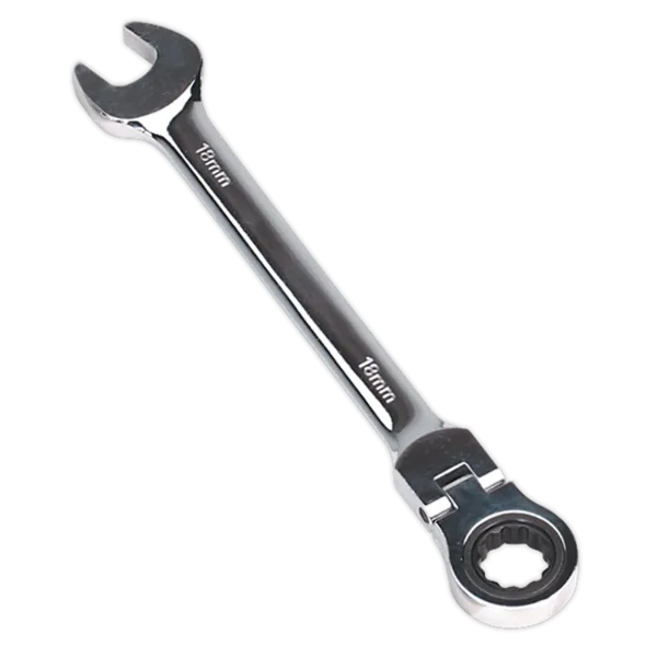 Image of Genuine SEALEY RRCW18 Reversible Ratchet Combination Spanner18mm