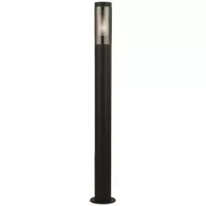 Image of Searchlight Batton 900mm Outdoor Post, Black & Smoked Diffuser, IP44