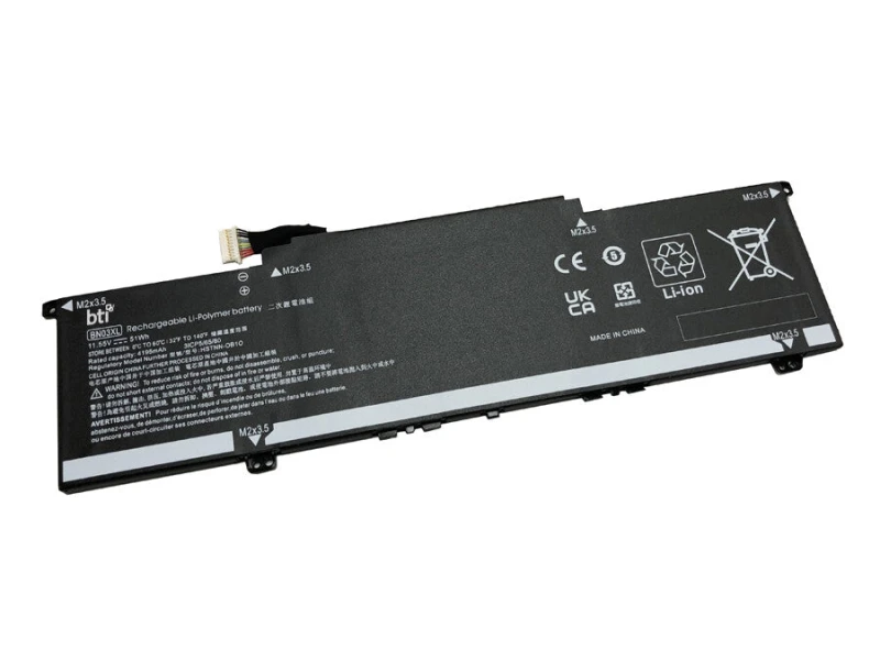 Image of BTI 51Wh 3 cell HSTNN-OB1O compatible battery for HP - COMPAQ PAVILION