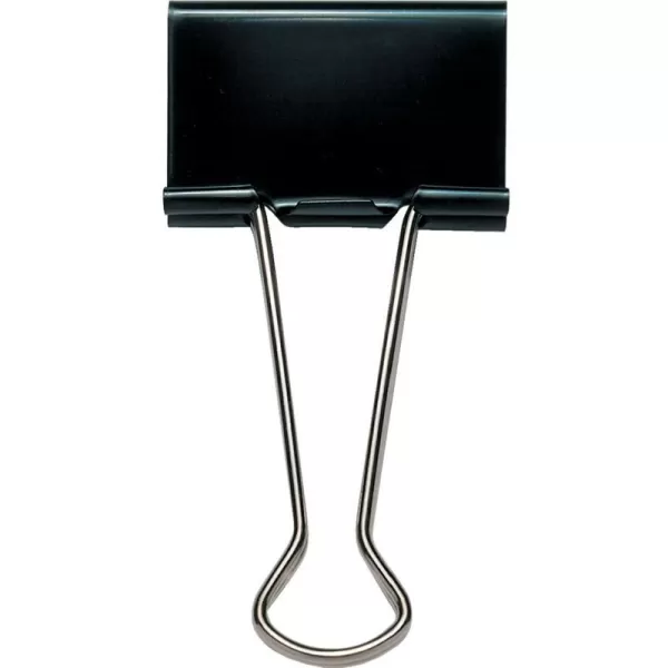 image of Rapesco Foldback Clips, 32 mm, Black