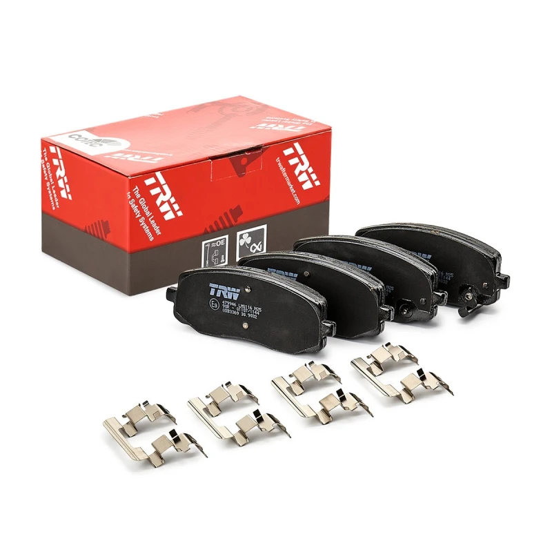Image of TRW GDB3369 Brake pad set with acoustic wear warning, with accessories Brake Pad Set,disc brake (402)