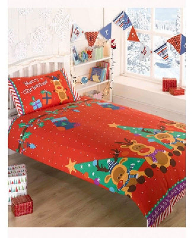 Image of Rapport Home Rudolf Reindeer Duvet Set By Rapport