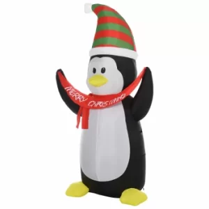 image of Inflatable Light Up Penguin 243cm