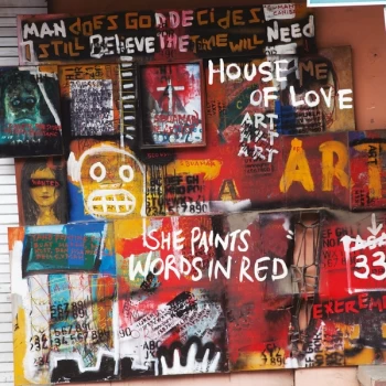 Image of House Of Love - She Paints Words In Red Limited Edition White Vinyl