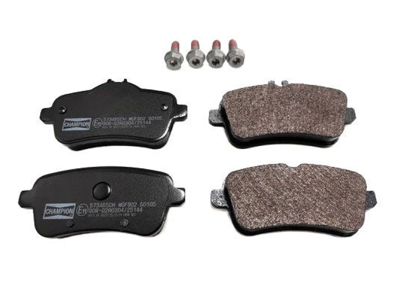 Image of CHAMPION 573465CH Brake pad set not prepared for wear warning indicator Brake Pad Set,disc brake (402)