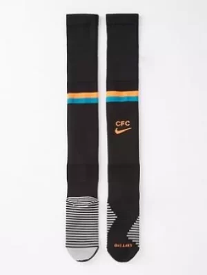 Image of Nike Chelsea 21/22 Third Socks, Red, Size S, Men