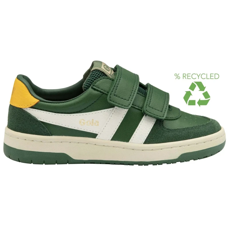 Image of Gola Children's Trainers Gola Hawk Strap Vert Unisex 31