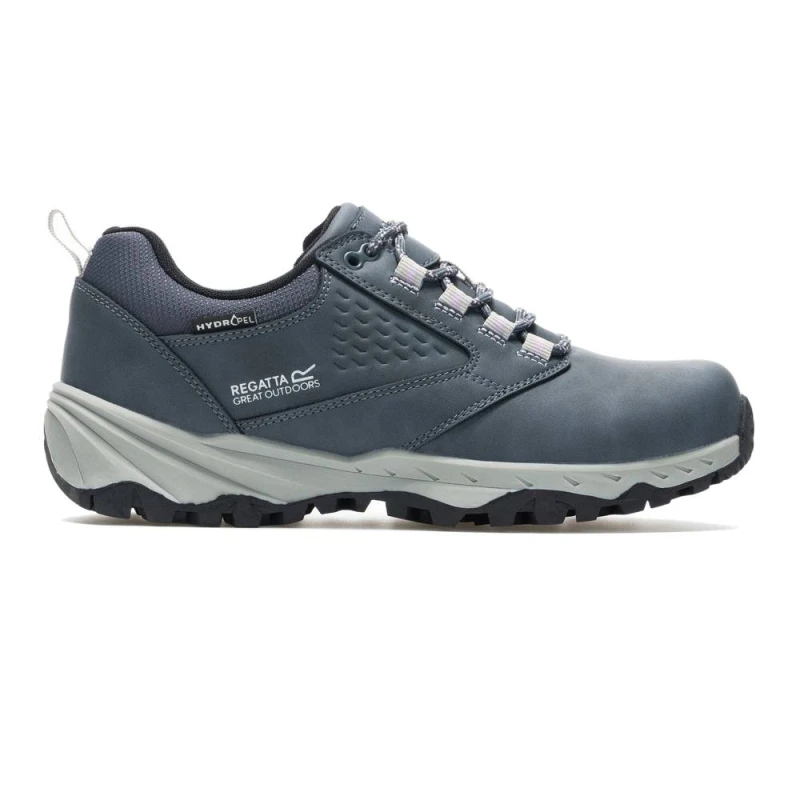Image of Regatta Womens Amble Low Waterproof Shoes in Dark Grey Size: 5 Dark Grey Female 5