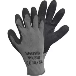 image of Showa Grip Black 14905-9 Cotton, Polyester Protective glove Size 9, L EN 388 CAT II 1 Pair