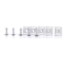 Image of ROMIX Fastening Element, engine cover 93000 AUDI,SKODA,A6 Avant (4F5, C6),A4 Avant (8E5, B6),A6 Avant (4B5, C5),A4 Limousine (8D2, B5)