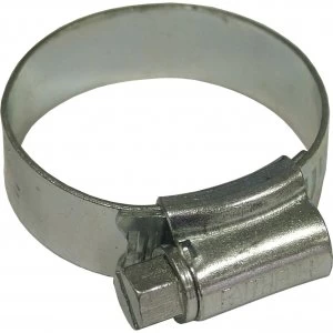 Image of Faithfull Zinc Plated Hose Clips 22mm - 30mm Pack of 1
