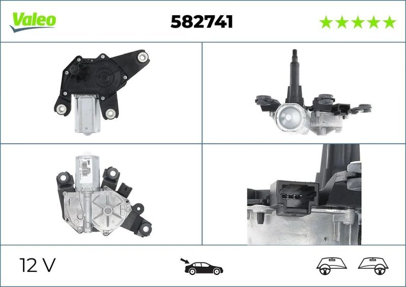 Image of VALEO Wiper motor VALEO 582741