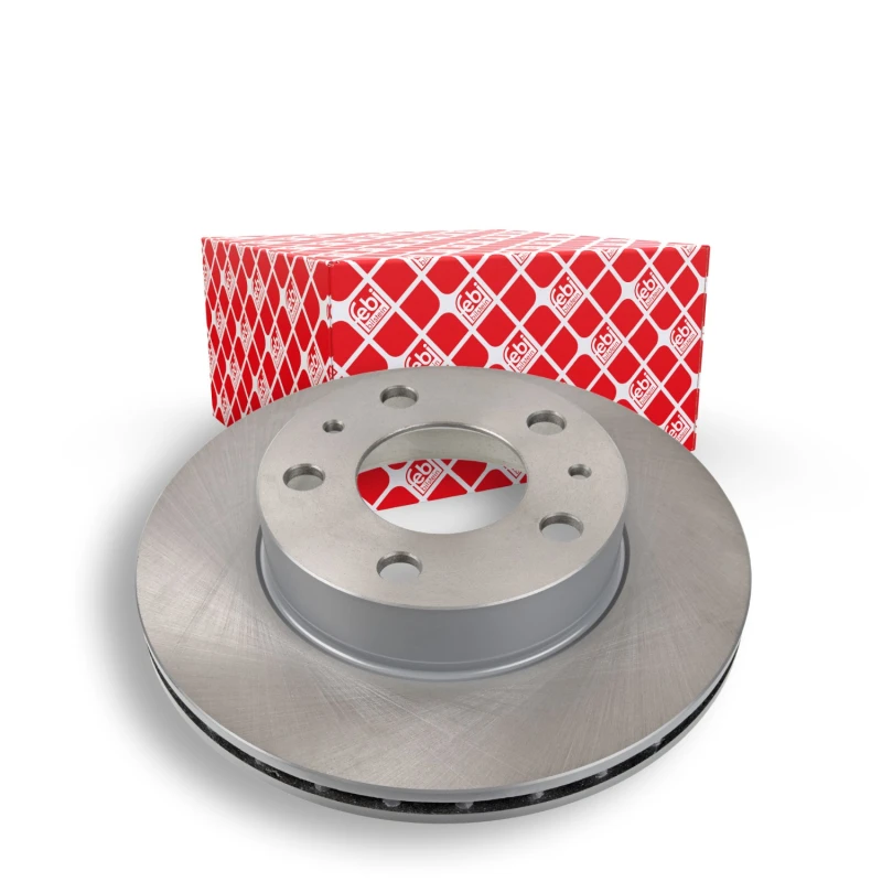 Image of FEBI BILSTEIN 10565 Brake disc Front Axle, internally vented, Coated Brake Disc (82)