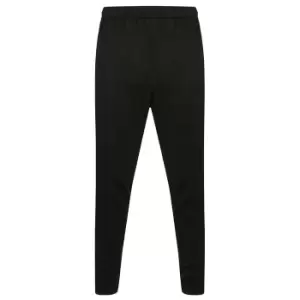 image of Finden & Hales Mens Knitted Tracksuit Pants (S) (Black/Gunmetal)