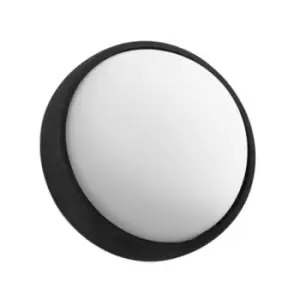 Image of Philips Eagle 3W LED Round Dome Outdoor Wall Light Black - Warm White - 915004435101