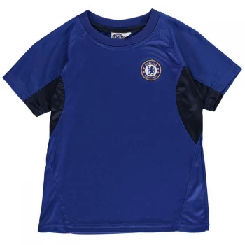 Image of Source Lab Chelsea Poly T Shirt Junior Boys - Royal