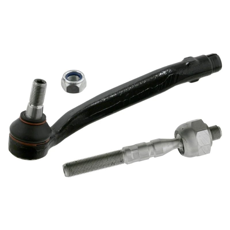Image of FEBI BILSTEIN 26629 Tie Rod Front Axle Left, with lock nut Rod Assembly (284)