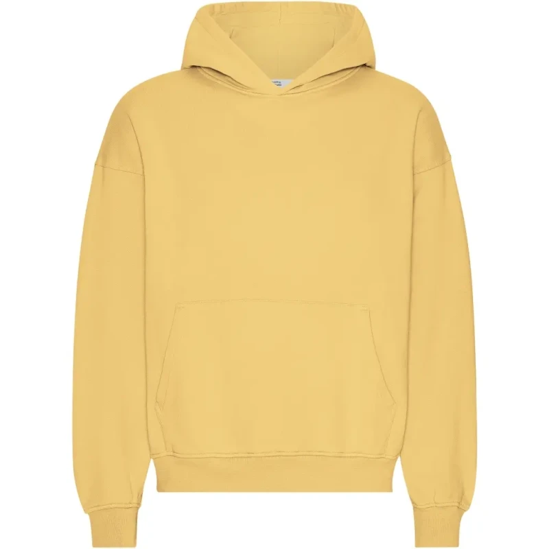 Image of Colorful Standard Oversized hooded sweatshirt Colorful Standard Organic Lemon Yellow Jaune Unisex L