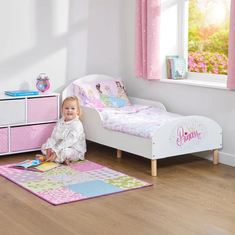 Image of Liberty House Toys Toddler Bed Princess in White Size: Single White Unisex Single