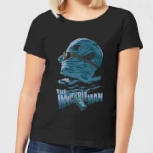 Image of Universal Monsters The Invisible Man Illustrated Womens T-Shirt - Black