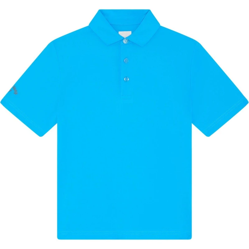 Image of Callaway Unisex Kids Solid Short-Sleeve Performance Polo Shirt Spring Break unisex 7-8 (S)
