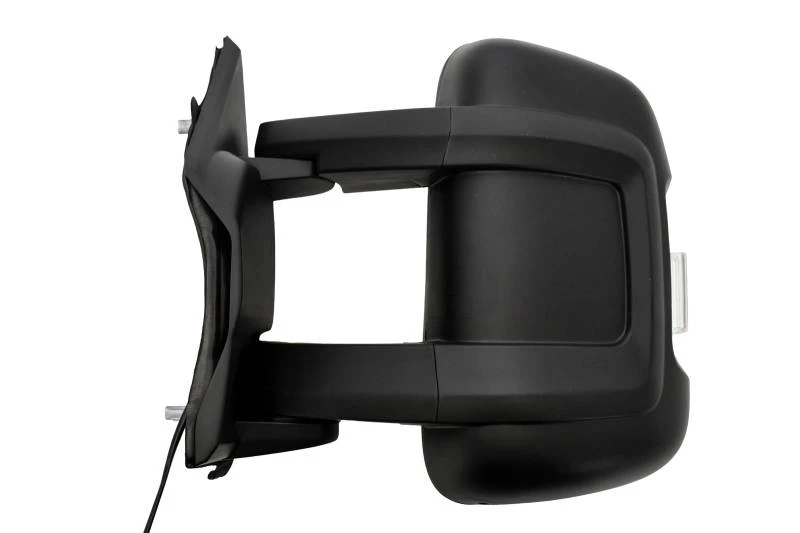 Image of PRASCO FT9307024 Wing mirror Left, black, Convex Outside Mirror (50)