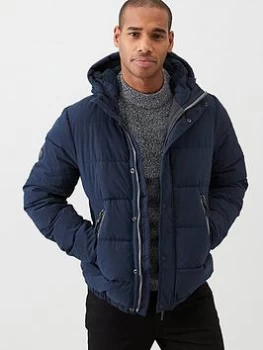 Image of Superdry New Academy Jacket - Navy, Size S, Men