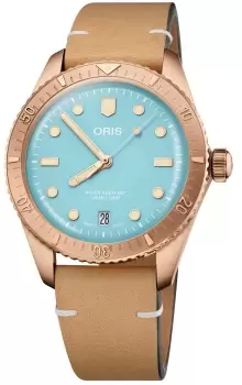Image of Oris Watch Divers Sixty-Five Cotton Candy Sky Blue