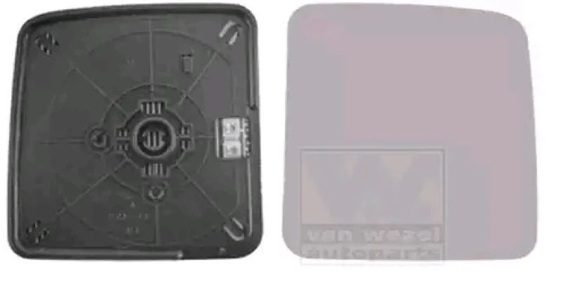 Image of VAN WEZEL 5235838 Wing Mirror Glass * HAGUS * Right Mirror Glass,outside mirror (1914)