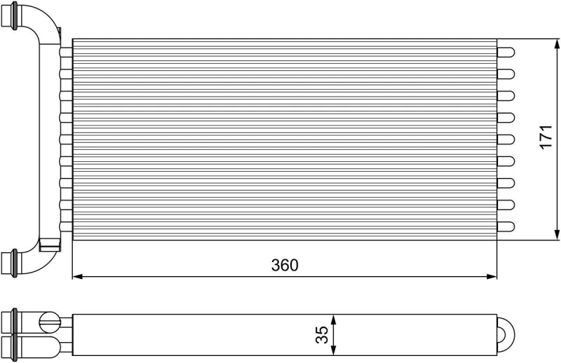Image of Heater matrix VALEO 811521