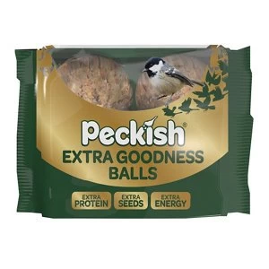 image of Peckish Extra Goodness Suet Balls Bird Food 4 Pcs