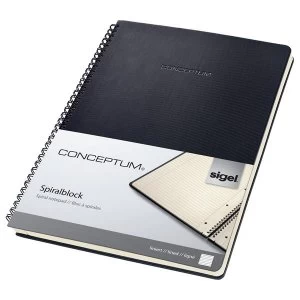 image of Sigel Conceptum Notebook Hard Cover Lined 4 hole Micro Perforated 160