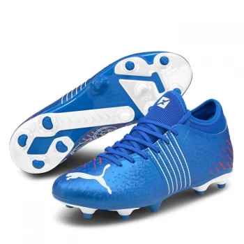 image of Puma Future Z 4.1 FG Football Boots - BlueMazing/Red