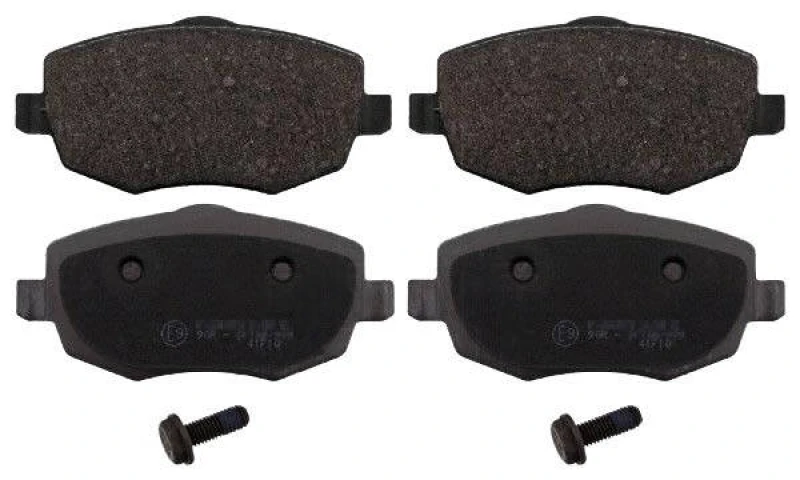 Image of Blue PRINT ADL144249 Brake pad set Front Axle, with fastening material Brake Pad Set,disc brake (402)