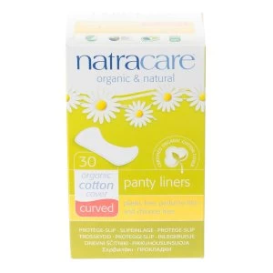 Image of Natracare Natural Pantyliners Curved