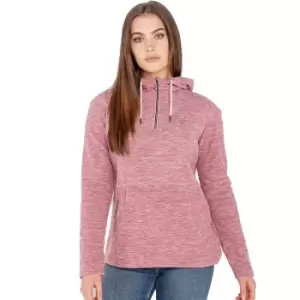 image of Dare 2b Womens Obsessed Half Zip Overhead Fleece Hoodie UK 12- Bust 38', (97cm)