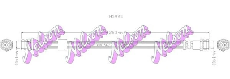 Image of Brake hose KAWE H3923