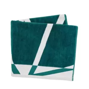 Image of Harlequin Sumi Cotton Velour Towels - Blue