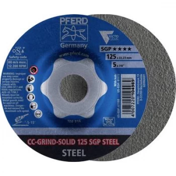 PFERD 64187126 Grinding disc Ø 125mm 10 pc(s)