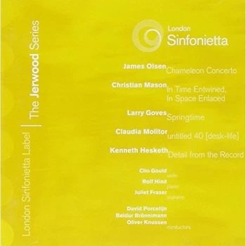 image of London Sinfonietta; Oliver Knussen - Jerwood Series CD