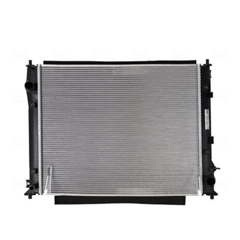 Image of NISSENS 686802 Engine radiator Aluminium, Brazed cooling fins, without expansion tank, without gasket/seal Radiator,engine cooling (470)