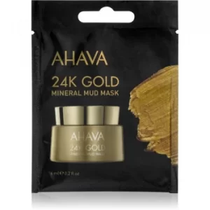 image of Ahava Mineral Mud 24K Gold Mineral Mud Mask With 24 Carat Gold 6ml