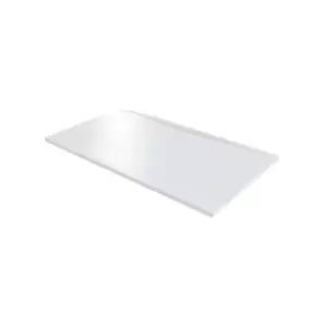 Image of Level25 Rectangular Shower Tray with Waste 1700mm x 800mm - White - Merlyn