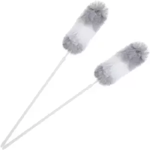 image of 2x Duster Extendable Telescopic Cleaning Duster Hygienic Microfiber Duster