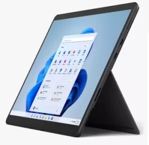 image of Microsoft Surface Pro 8, Intel Core i7-1185G7, 16GB RAM, 256GB SSD, 13" Touch Screen (2880x1920), Intel Iris Xe, Windows 11 Pro, Graphite - no Key