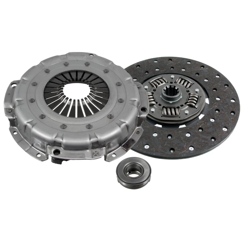 Image of FEBI BILSTEIN 105206 Clutch with synthetic grease, with clutch release bearing, three Piece Clutch Kit (479)