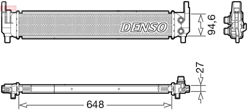 Image of DENSO Engine radiator DENSO DRM02042